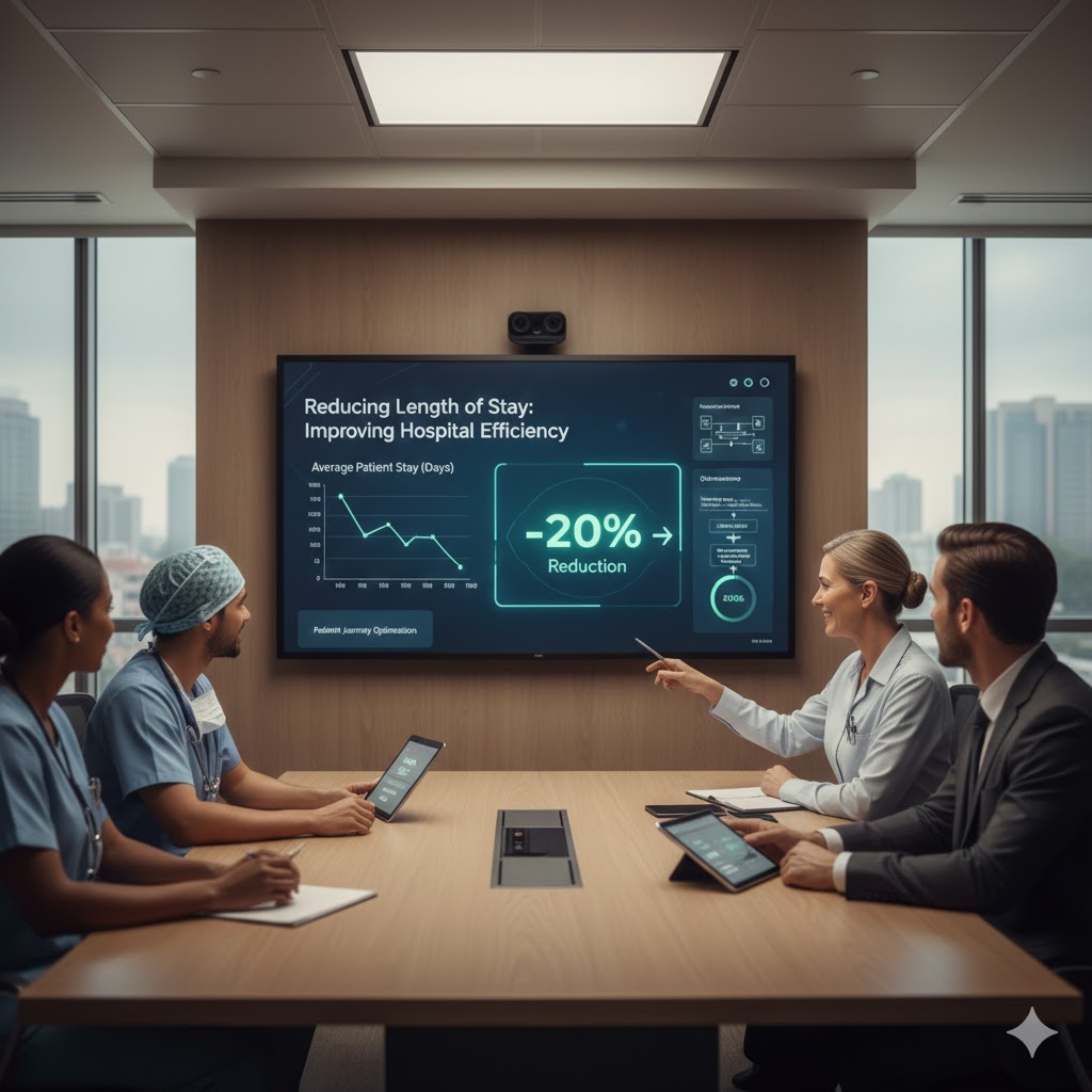 Uma iniciativa para redução do tempo de permanência para melhorar a Eficiência Hospitalar.